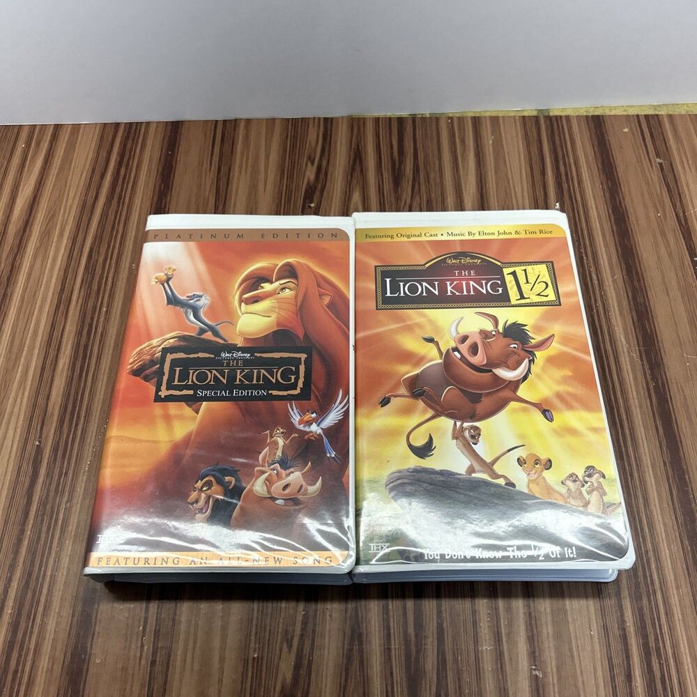 The Lion King special edition and The Lion King 1 1/2 Special edition - GOOD